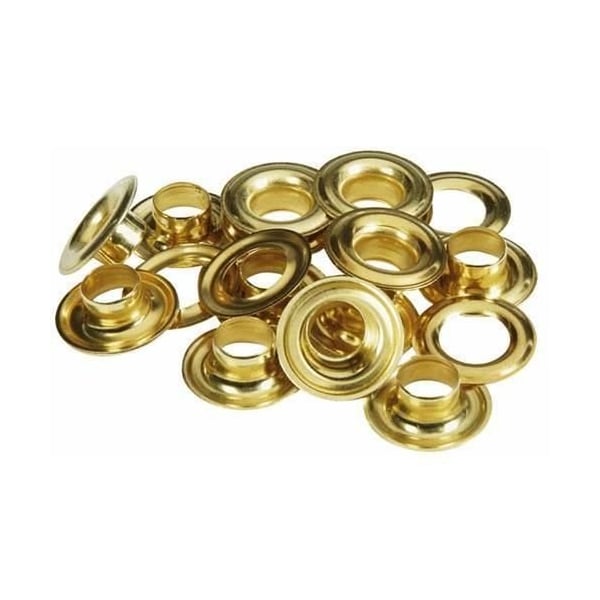 Tarps Now Brass Grommets with Plain Washers Size 4 TAGPW4144 Zoro